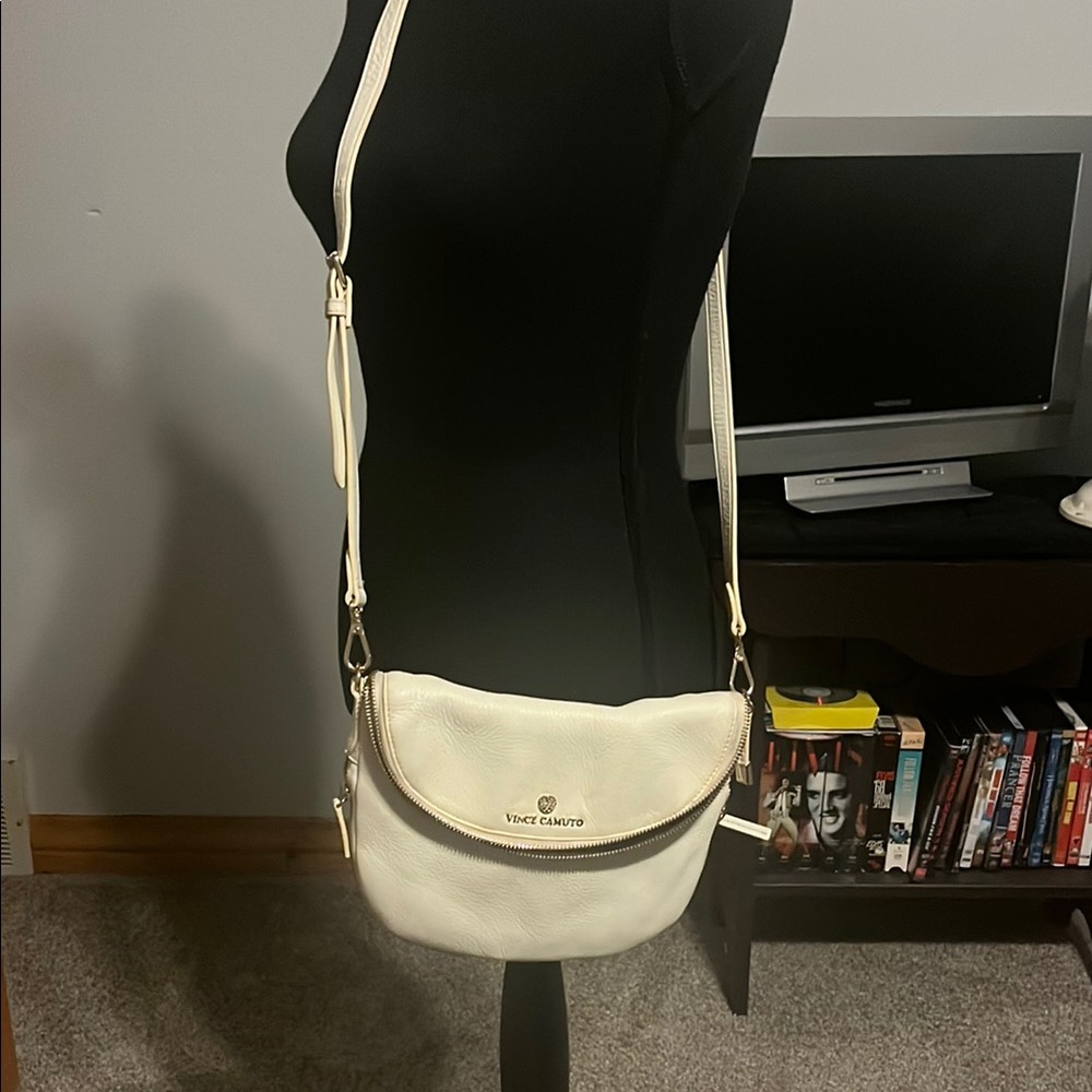 Vince Camuto Cream Crossbody Bag